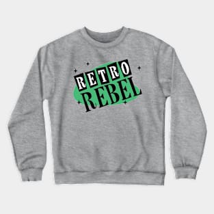 Planet Pink (Retro Rebel Logo) Crewneck Sweatshirt